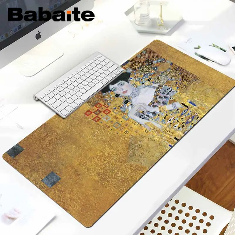 LockEdge 30X90cm Babaite Нескользящие ПК Gustav влез Нескользящие прочные силиконовые компьютерные коврики для ноутбука игровой коврик для мыши - Цвет: LockEdge 30X90cm