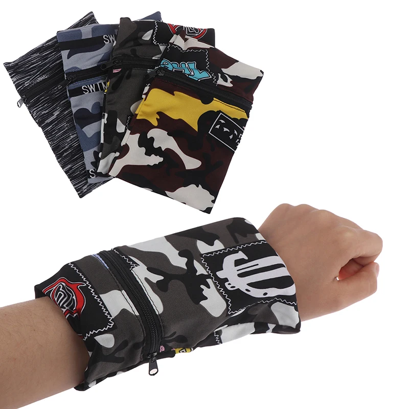 Wrist Wallet Pouch Running Sports Arm Band Bag For MP3 Key Card Storage Bag Case