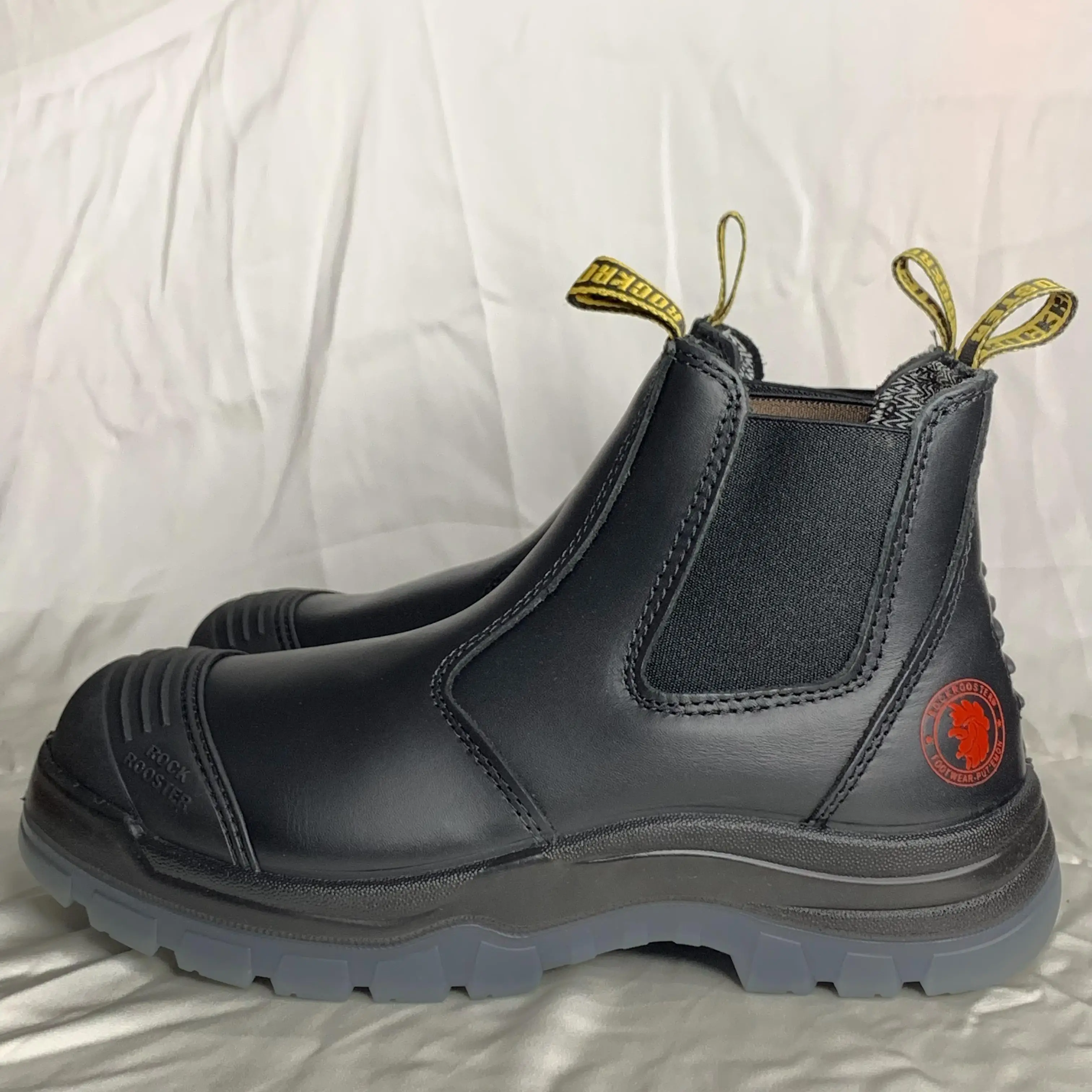 Safety boots leather breathable, anti smashing, waterproof, ROCKROOSTER