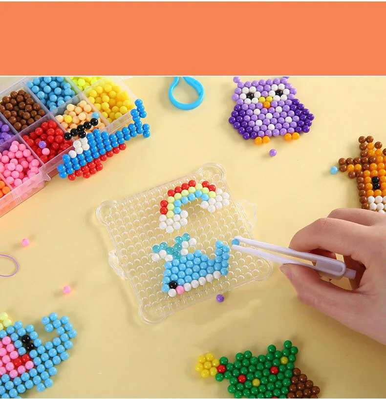 DIY магические шарики с водяным туманом, игрушки для детей, формы в виде животного, ручная работа, головоломка для детей, развивающие игрушки, восполняющие бобы