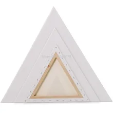 1 шт. треугольная деревянная рамка из хлопка для холста картина маслом художника холст пустые хлопковые подрамники с холстом