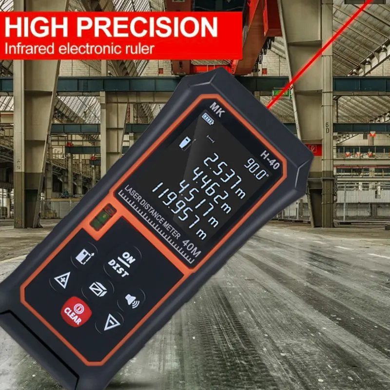 Circuit Laser Rangefinder Handheld Range Finder Wire Accurate 40m Pattern 60m Building Digital Construction Worker