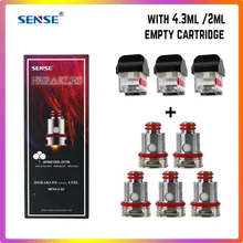 SENSE Herakles Pod 0.4ohm сменная катушка с 4,3 мл 2 мл стандартный картридж для Herakles Pod Комплект