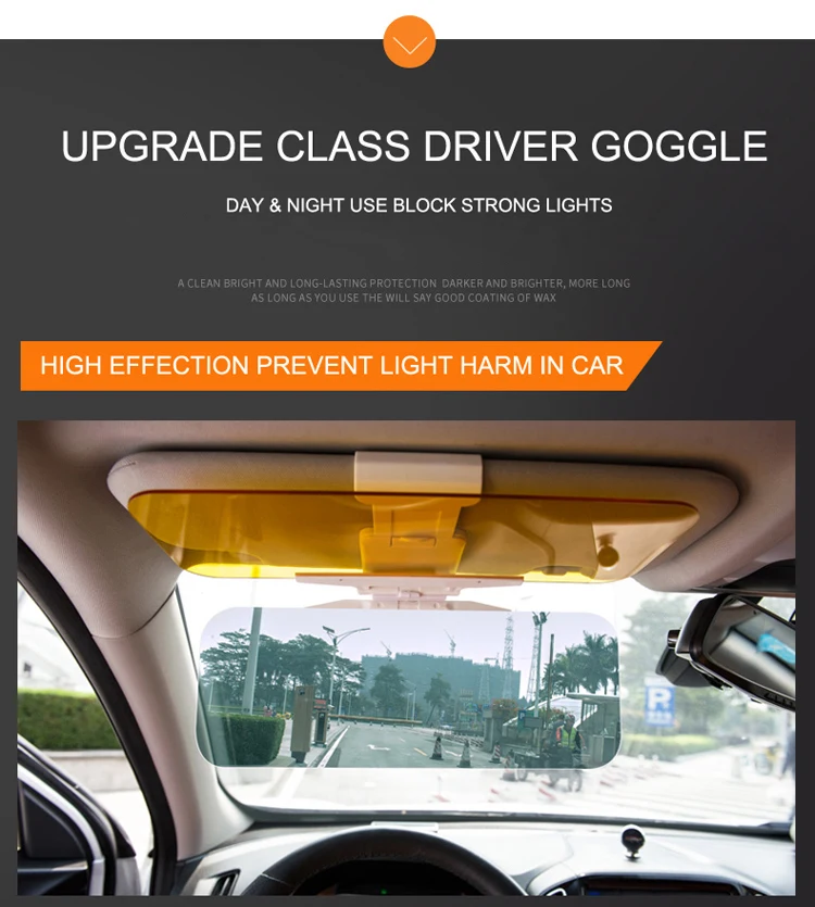 E-FOUR очки для водителя HD UV Авто Грузовик флип вниз щит козырек день/ночное видение авто аксессуары для водителя очки для автомобиля