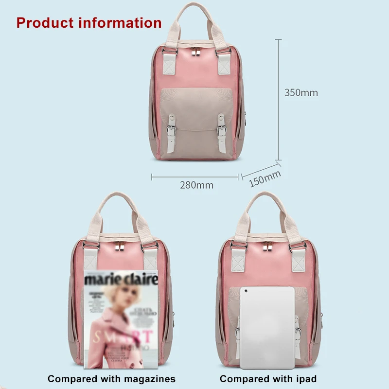 New Diaper Bag Mummy Maternity Nappy Bag Large Capacity Baby Diaper Bag Travel Backpack Nursing Bag for Baby Care