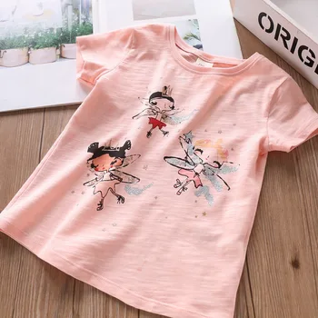 

Short-sleeved Girl T-shirt In Spring and Summer 2020 Children's Clothing Wholesale