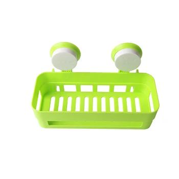 

Suction Cup Corner Shower Shelf Wall Mounted Kitchen Storage Rack Organizer Kitchen Bathroom Corner Sower Shelf Rack