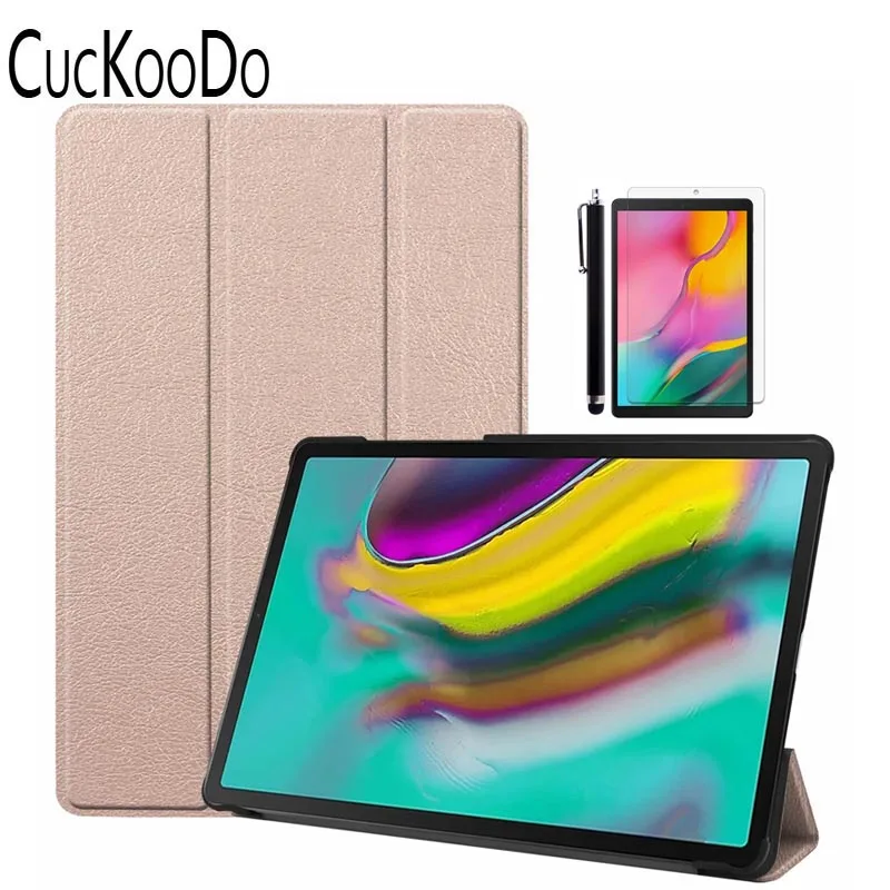 Для Samsung Galaxy Tab S5e 10,5 ''чехол ультра тонкий легкий умный корпус стоящий чехол для Galaxy Tab S5e 10,5 дюймов T720 T725 - Цвет: Golden.3in1