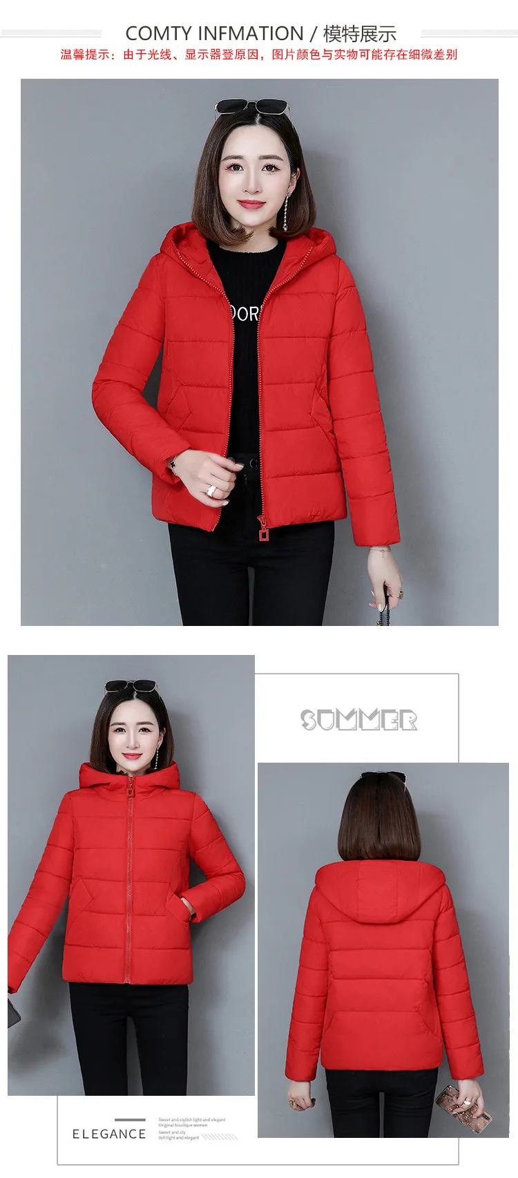 Winter New Style Cotton-padded Clothes Women's Short Thick down Coat Loose-Fit Students BF Cold down Jacket Cotton-padded C
