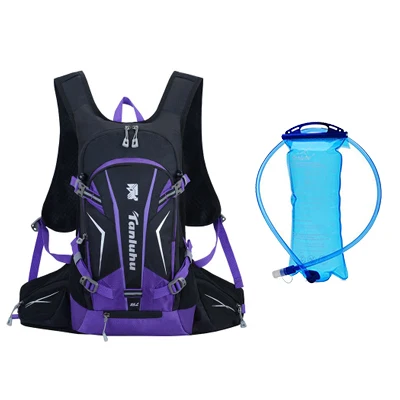 18L велосипедная сумка, водонепроницаемая, Оксфорд, для альпинизма, пешего туризма, велоспорта, для езды на велосипеде, сумка для гидратации, рюкзак для бега - Цвет: purple water bag