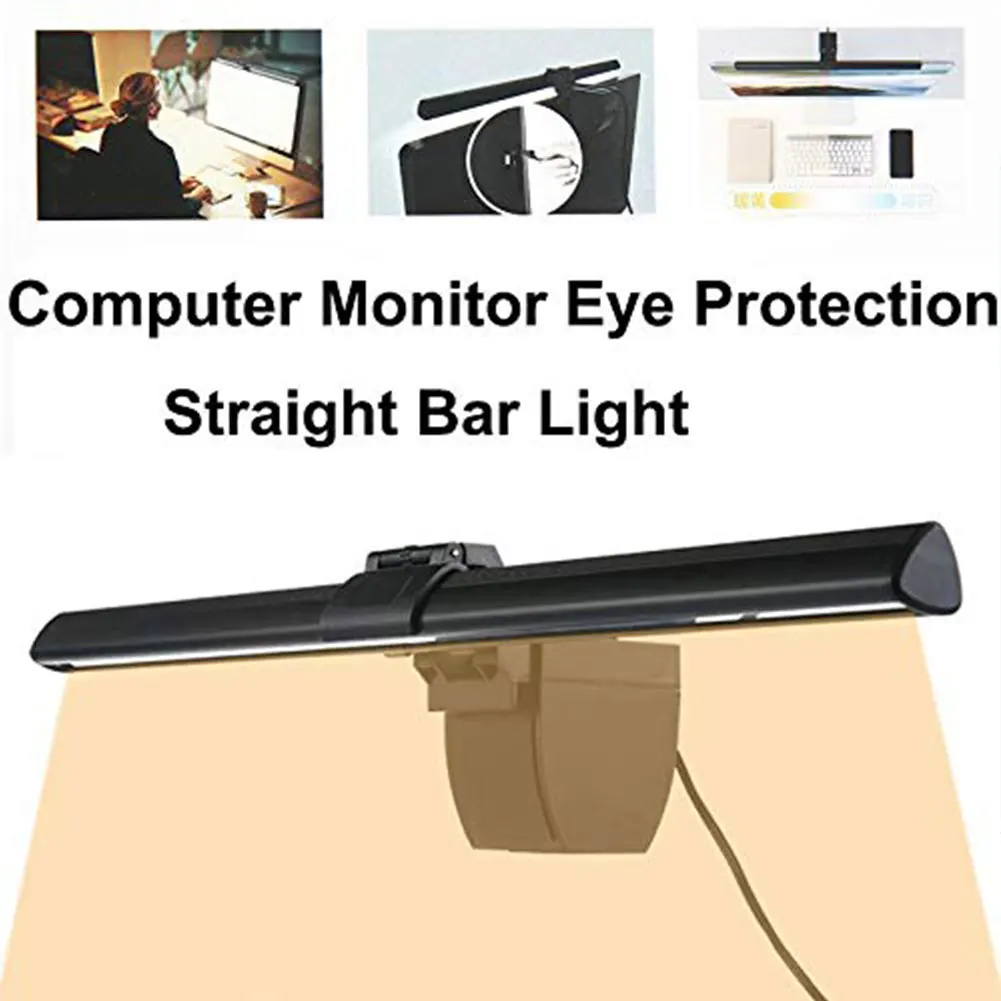  Led Desk Lamp 5W USB Powered Computer Reading Light 5v Eye Protection Monitor Non Flickering Adjust