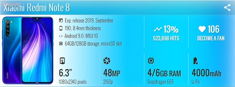 Catteny для Redmi Note 8 Pro Дисплей Замена для Xiaomi Redmi Примечание 8 ЖК-дисплей с кодирующий преобразователь сенсорного экрана в сборе