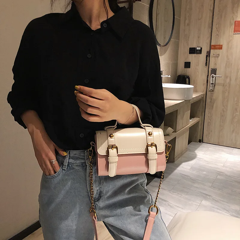 

Western Style Bag Women's 2019 New Style Korean-style Versatile Portable Shoulder Bag Fashion Textured Shoulder Boston Bag