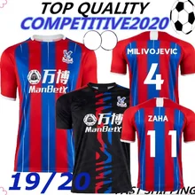Кристал MILIVOJEVIC футбол Джерси 19 20 дом дворца заха TOWNSEND SAKHO BENTEKE BATSHUAYICrystal дворец Джерси