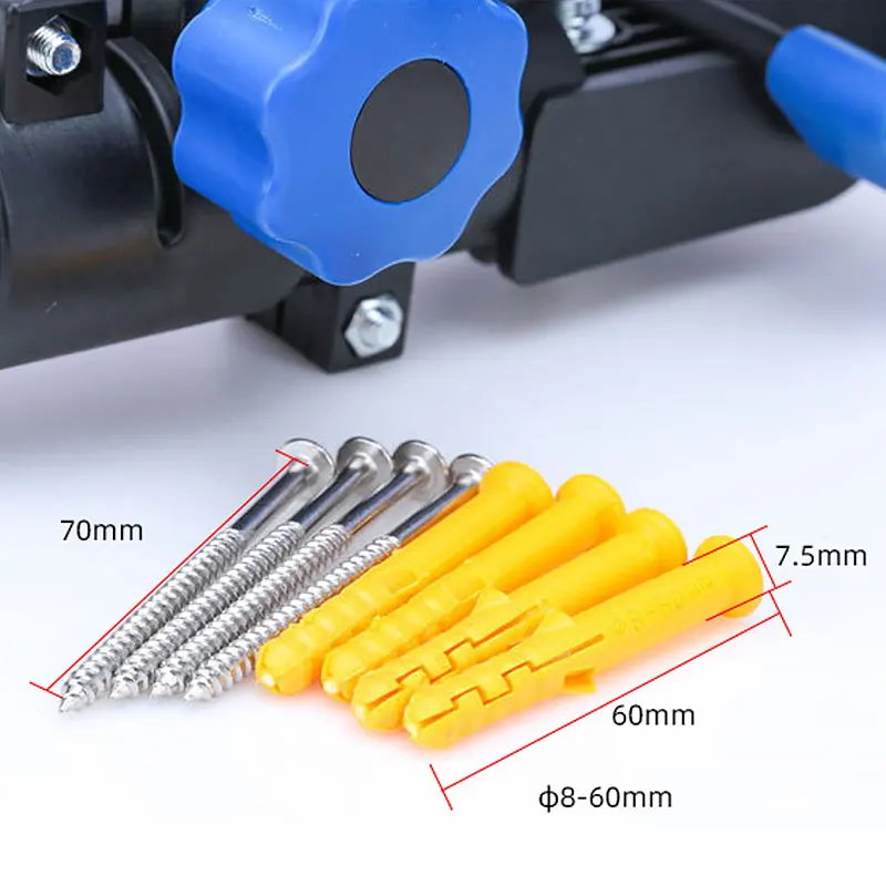 Heavy Duty Bicycle Wall Mount Telescopic 30KGs Load Repair Stand 360&deg; Rotation Cycle Parking Service Bracket Expansion Bolts