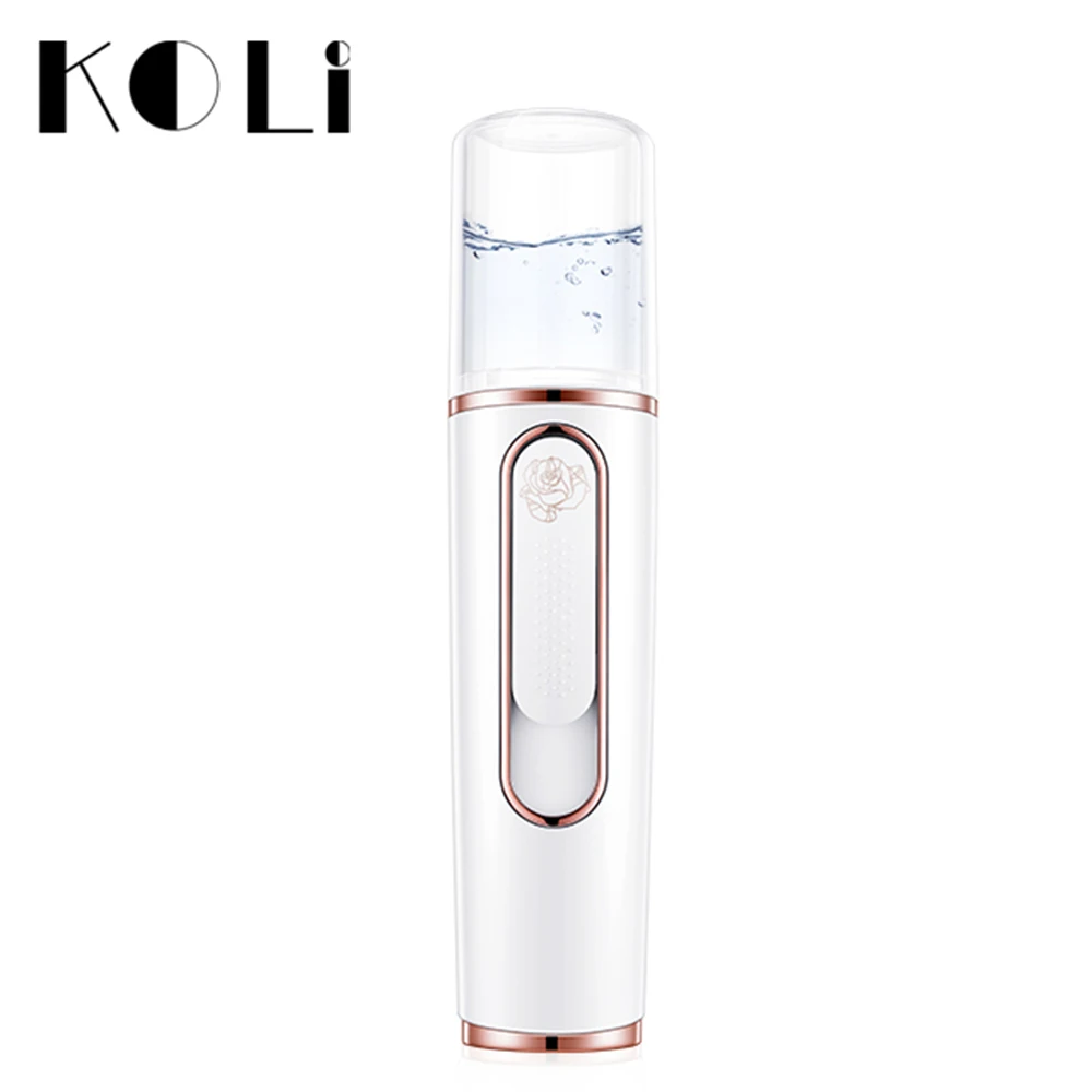 KOLI EMS, инструмент для красоты, уход за кожей лица, инструменты для увлажнения лица, увлажнитель для дома, путешествия, портативное устройство для отпаривания лица - Цвет: KL-11-White