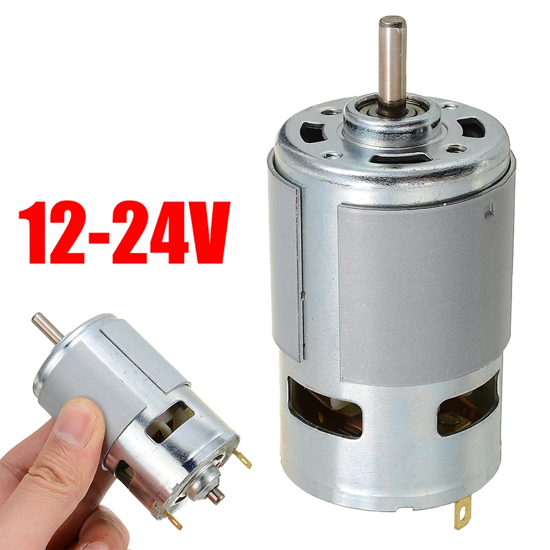 1 шт. DC12V-24V 10000 об/мин 775 мотор высокая скорость большой крутящий момент двигатель