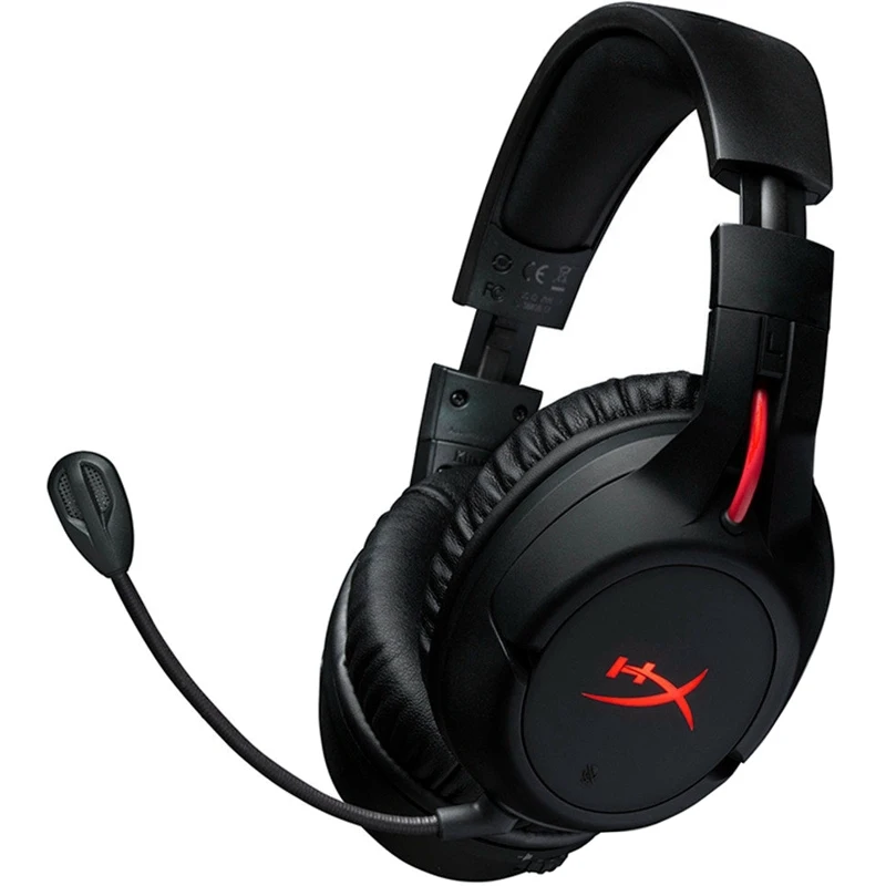 Гарнитура HyperX Cloud Flight беспроводная, стерео, 20-20000 Гц, 32 Ом, 106 дБ, цвет: черный/красный