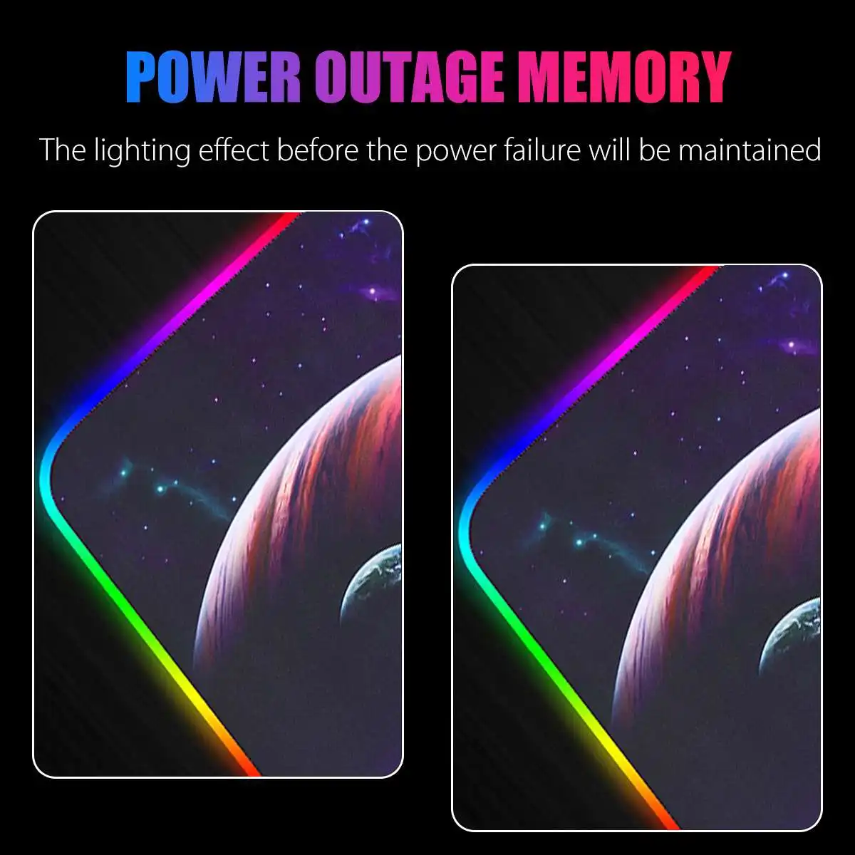  LED Gaming Mouse Pad RGB Large Gamer Mousepad USB Keyboard Computer Mat Desk Pad for PC Laptop Comp