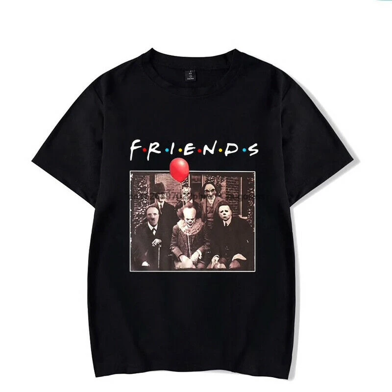 Friends X ужасная футболка различные мотивы унисекс it пила Майкла Майерса Джейсона |