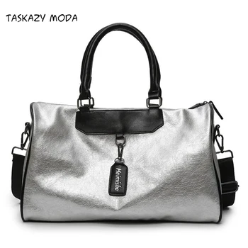 

Brand Fashion PU Leather Handbag High Quality Crossbody Big Female For Women Silver Girl Messenger Hand Ladies Bags Tote Travel