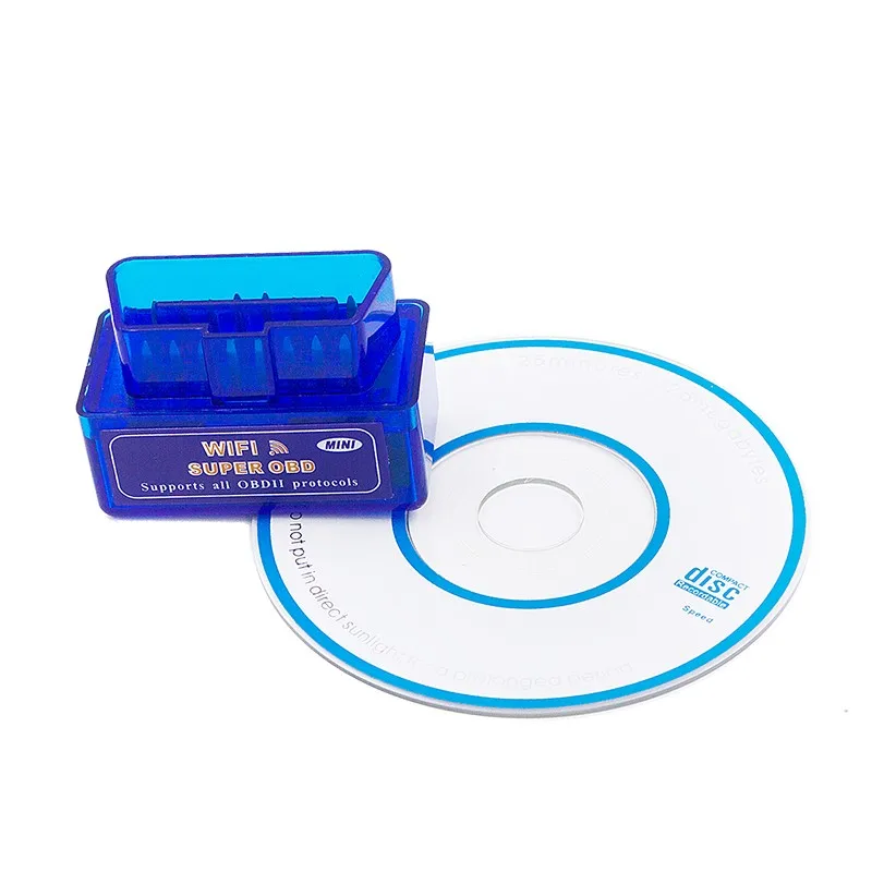Blue MINI ELM327 WIFI V1.5 OBD2 Scanner Car Fault Code Reader OBDII Scaner Adapter Auto Diagnostic Scan Tool for IOS Android