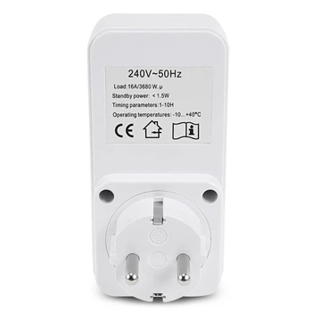 

Smart Control Countdown Timer Switch Plug-In Socket Auto Shut Off Outlet