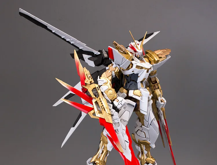 BANDAI MG 1/100 MBF-P03D Gundam с голубой рамкой D титановый сплав окраска Mg Фигурки игрушки Рождественский подарок игрушки