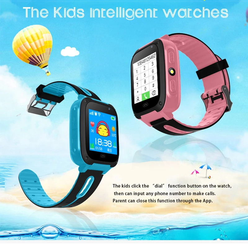 Детские умные часы для детей с трекером, Bluetooth, анти потеря, монитор, часы, SOS, умный звонок, телефон, умные часы с определением местоположения