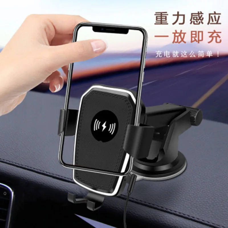 

Wireless Charger For iPhone XS Max X XR 8 Plus Car Mount QI Fast Charging For Samsung S9 S8 S7 Car Phone Holder in Car