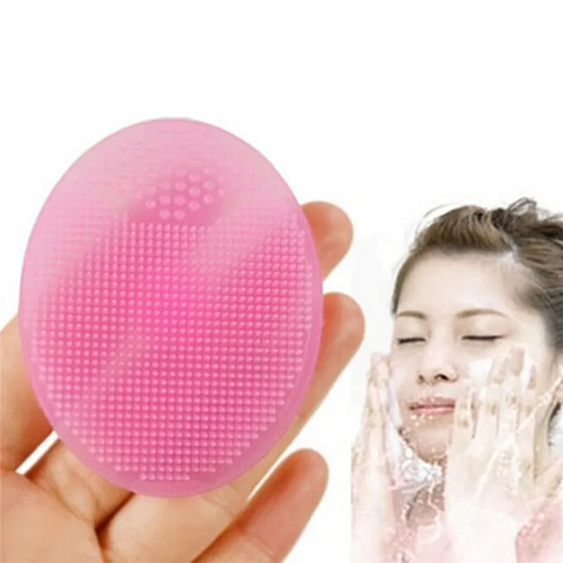 

Hot Sale Wash Cleaning Pad Face Facial Exfoliating Brush SPA Skin Scrub tool women's makeup remover product 1Pc