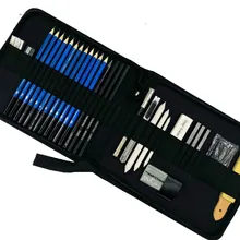 48 шт. набор карандашей для эскизов профессиональный набор набросок рисунок деревянный карандаш сумки для карандашей для художников школьные товары для рукоделия