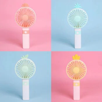 

Cute Portable Mini USB Folding Fan Hand Fans Outdoor Travel USB Rechargeable Foldable Mini Handheld Fan
