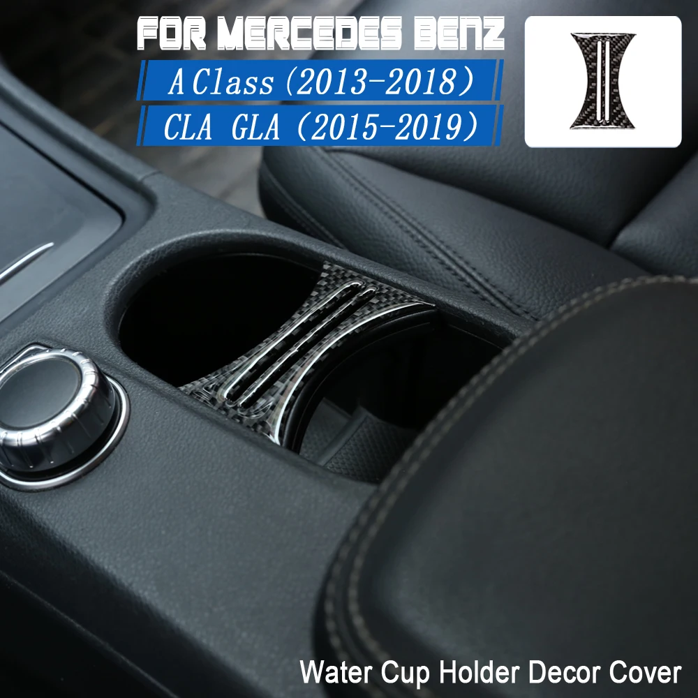 Наклейка для салона автомобиля Mercedes Benz GLA CLA 2015 2019 A Class 2013 2018 из углеродного