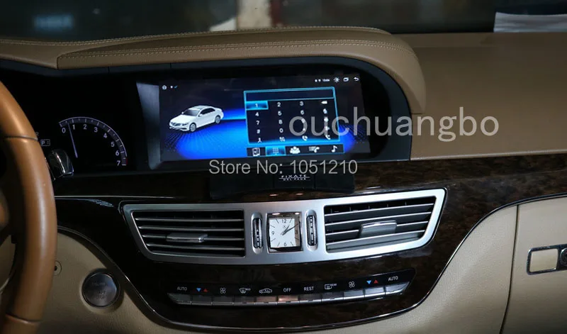 Ouchuangbo car multimedia gps radio for Benz S Class W221 W216 S250 S300 S350 S500 S600 Android 10.0 stereo 10.25 inch 4GB+64GB