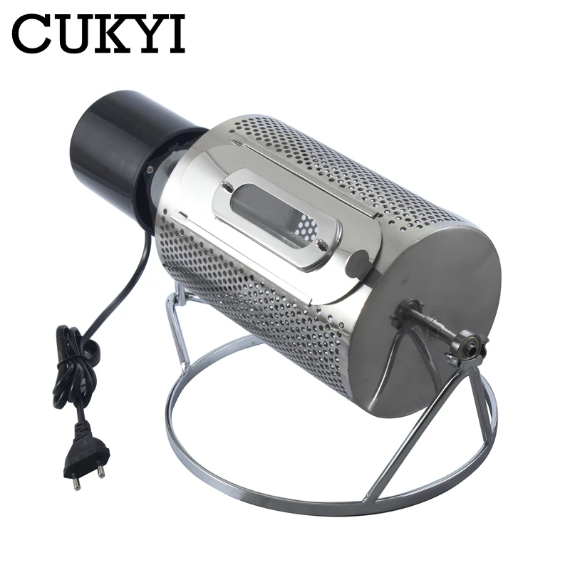 CUKYI Household Electric Coffee Roaster Cafe Bean Roasting Machine