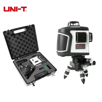 Online UNI-T 12 Lines 3D Green Laser Level Powerful 360 Horizontal Vertical Cross Self-leveling Level Measuring Instrument LM560G