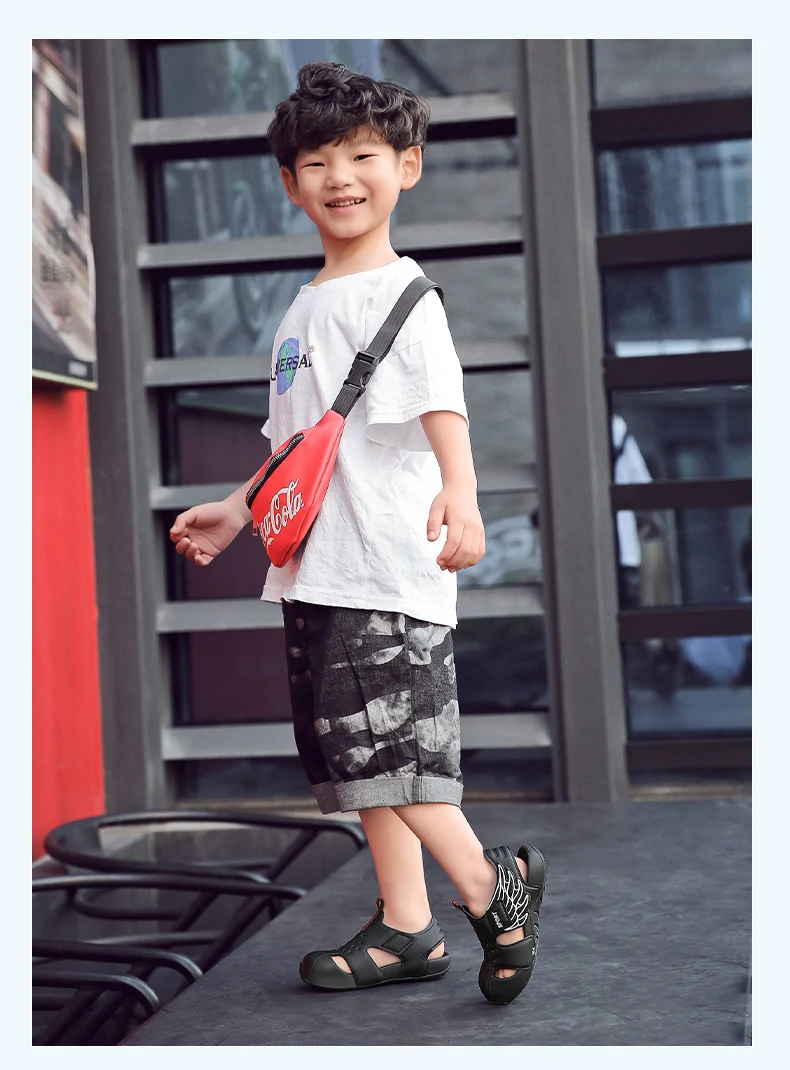 TuYao Girls Brand Designer Sandal Toddler Water Little Boy Shoes Summer Beach Lightweight Soft Non-slip Infant Wing Shoes