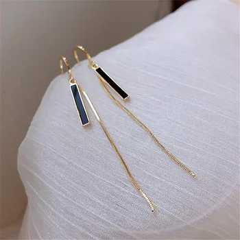 

Korean Earrings Fashion Jewelry Classic Long Half Moon Earrings Oorbellen Boucles Pendientes Earrings For Women Wholesale