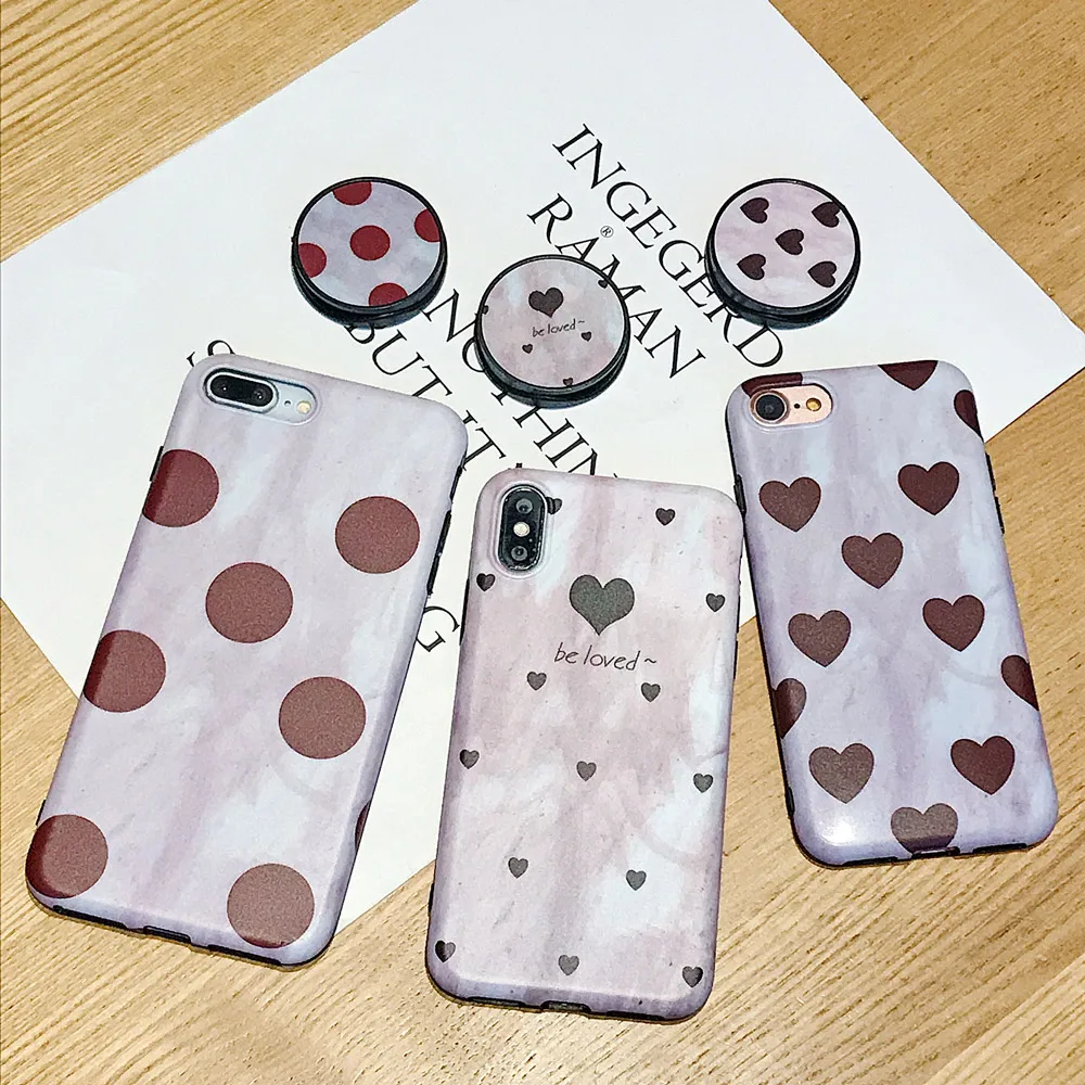 Чехол для телефона в стиле ретро Love Wave Point Iphone XR X XS Max 7 8 6S PLUS мягкий силиконовый
