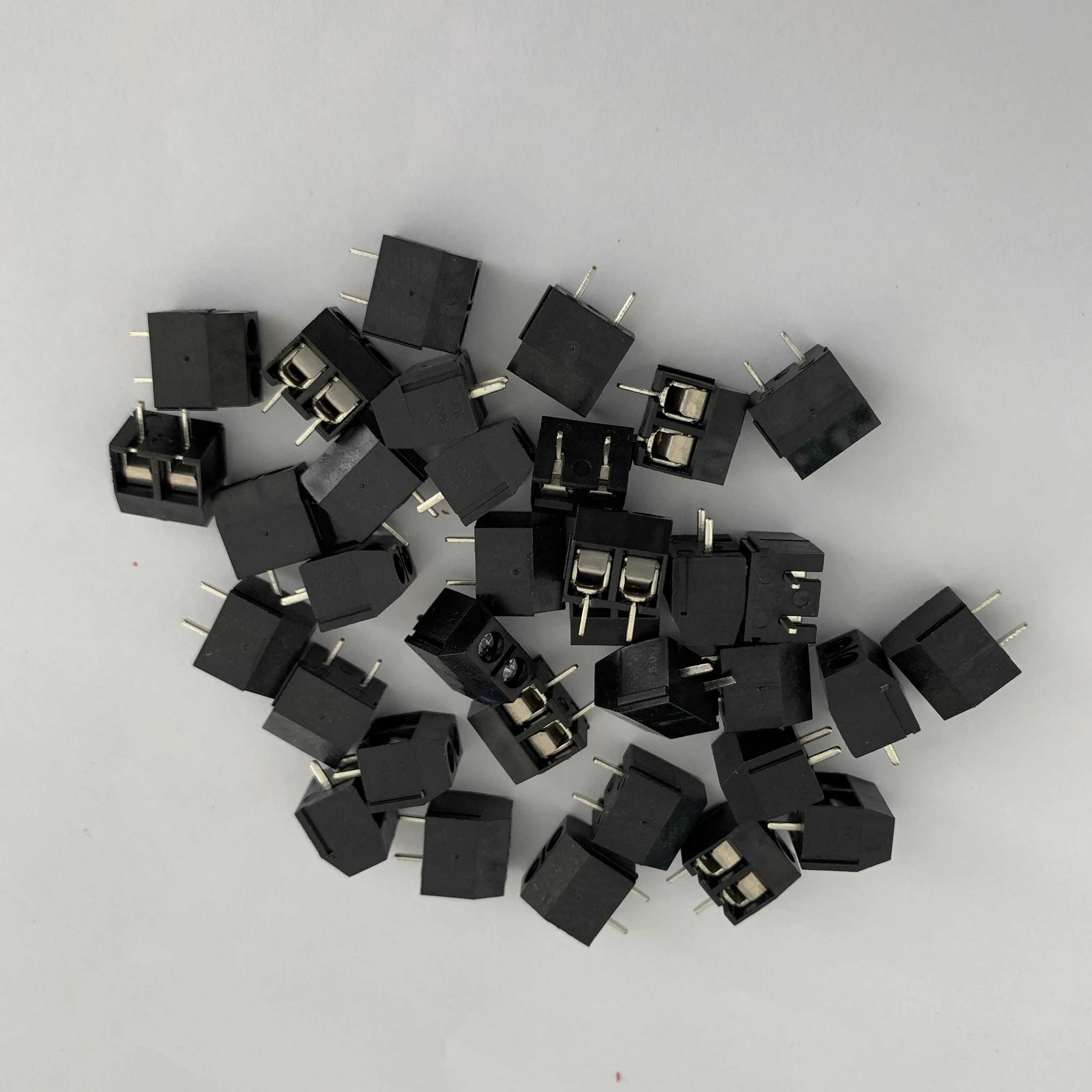 20 шт./лот kf301 2p splice печатная плата винтового типа с интервалом 5 0 медная ножка KF301
