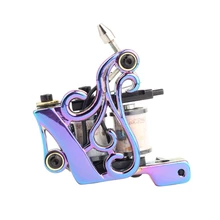 Professional Colorful Coil Tattoo Machine 10 Wrap Coils Tattoo G For Liner