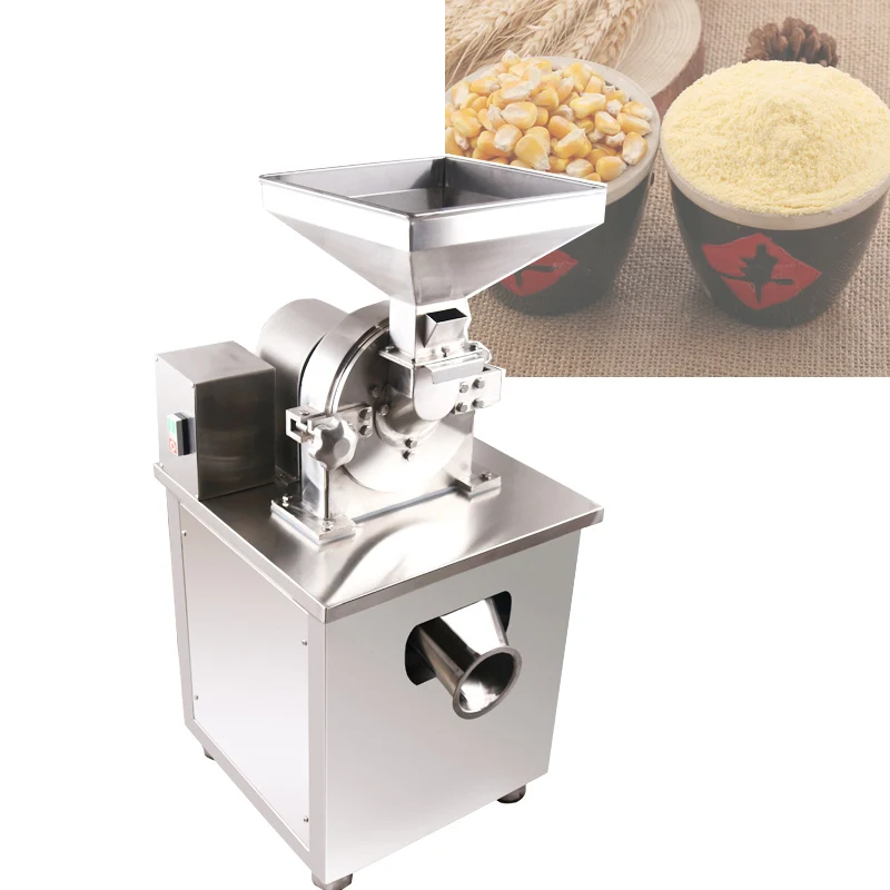 

China Manufacturer Commercial Grain Dry Spice Powder Grinder Equipment Crusher Dry Medicine Grinder
