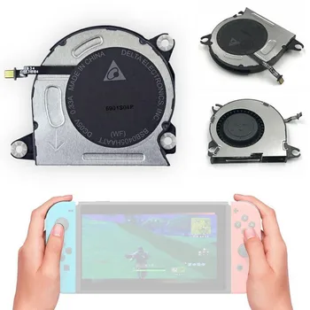 

1piece replacement Internal Cooling Fan for nintendo switch console internal cooling fan Cooling inner Silver Colors