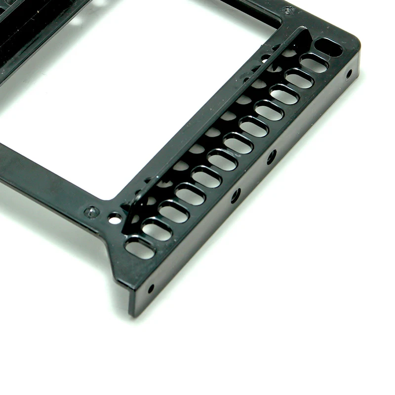 2 5 To 3 5 Mount Hard Drive Bracket For PC Holder Plastic Black Mini Dual 4