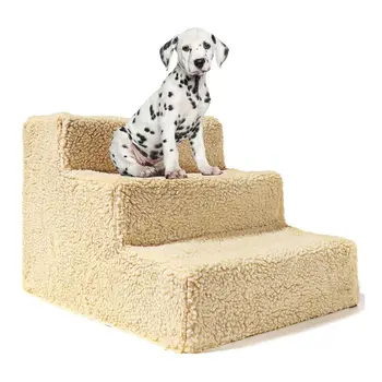 

3 Steps Multifunction Animals Pet Stairs Step Comfort Dog Ramp Ladder Climbing for Pets and Elderly Cats Dogs