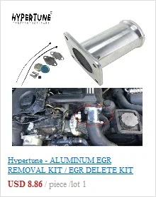 LZONE-алюминиевый комплект для удаления EGR для BMW 5 серии E60 E61 E61N 520i 525d 530d 535d DELETE KIT JR-EGR08