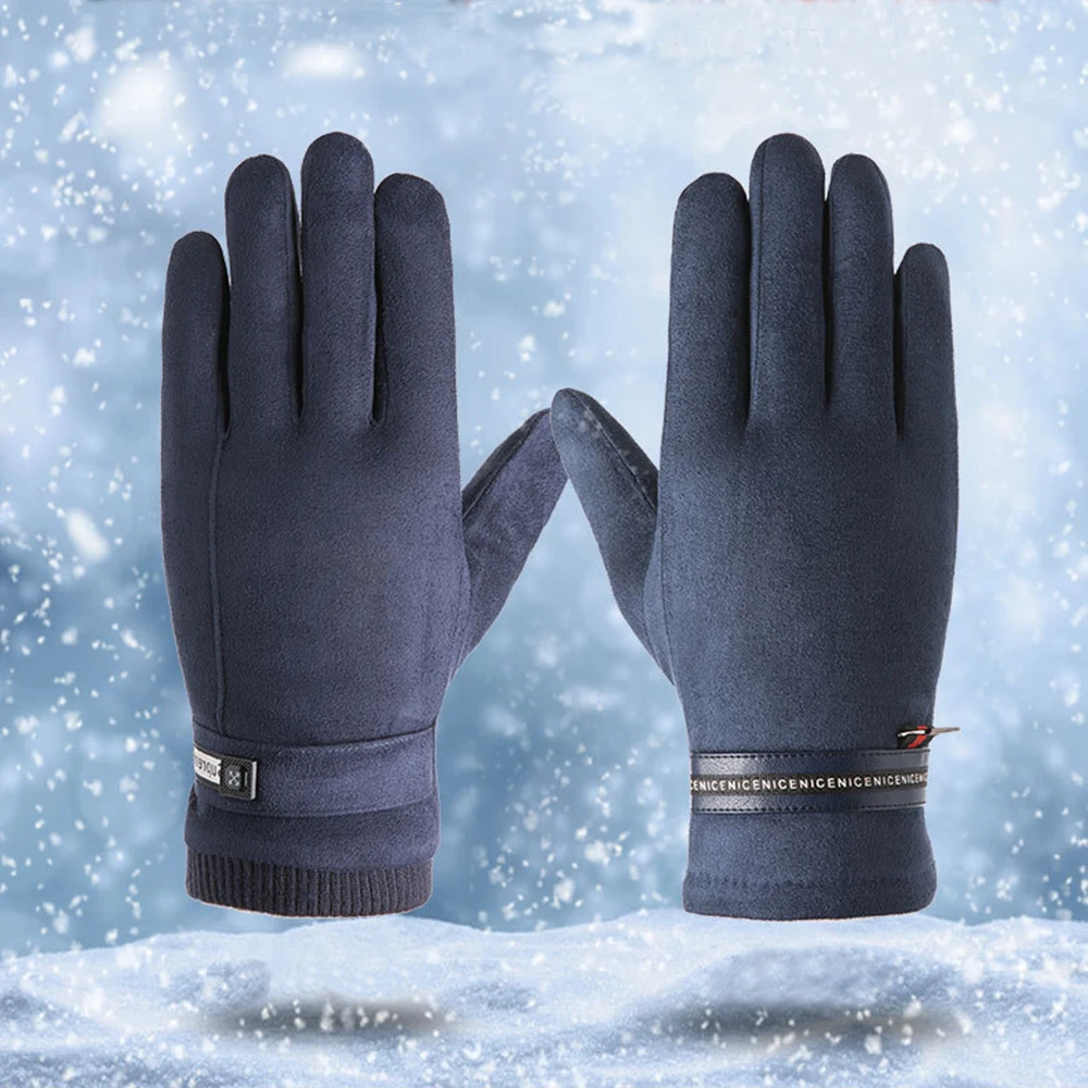 

Winter Warm Touch Screen Cold Weather Driving Gloves Windproof And Non-slip Sports Gloves For Cycling Running Skiing Climbing