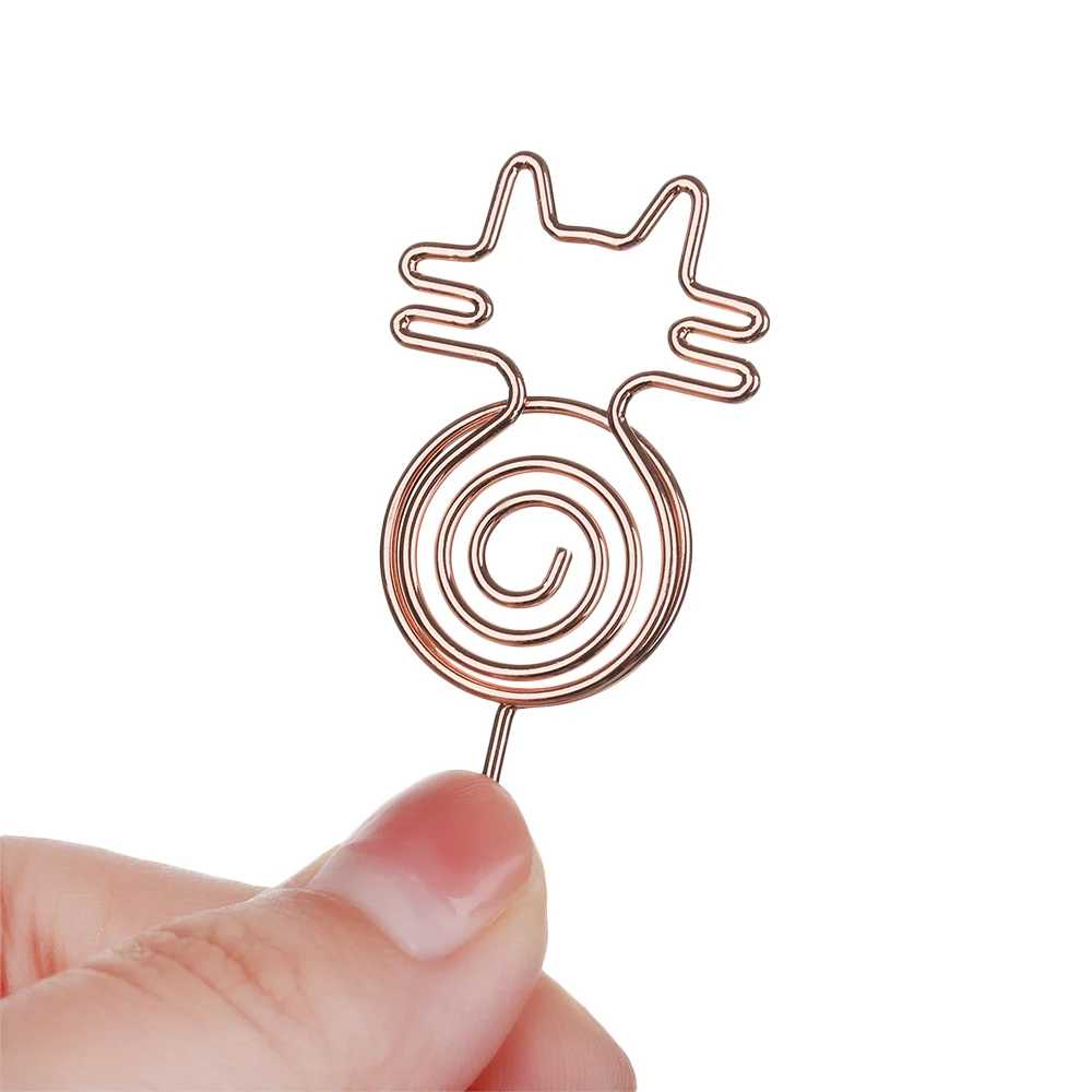 1 шт. зажимы для карт в форме милого кота прикольные фотографий украшение