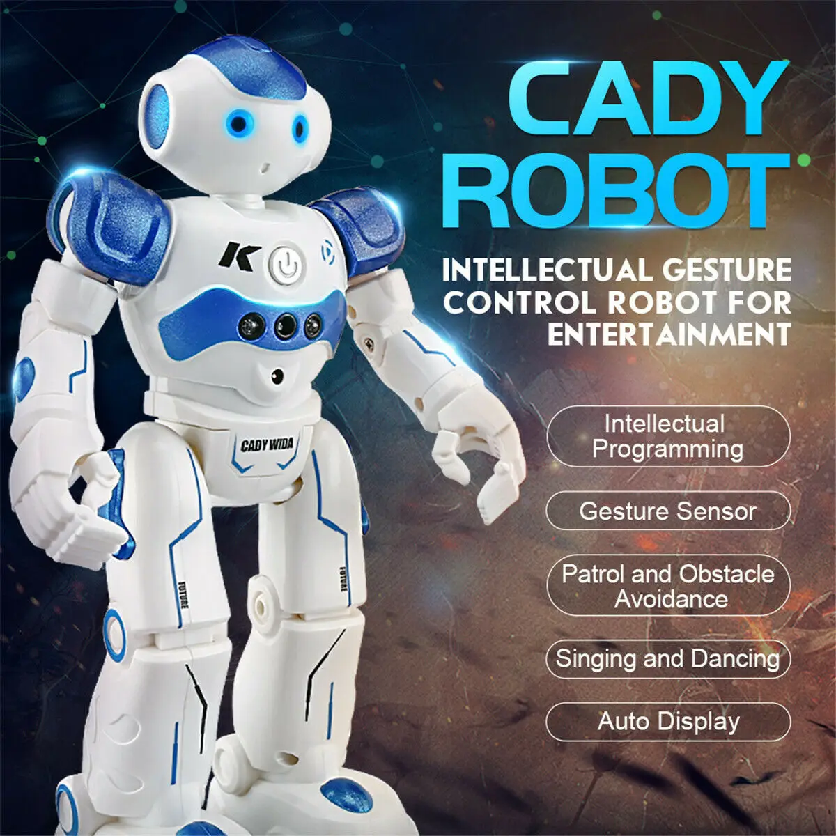 Remote Control Robot Smart Gesture Sensor Dance Robot Smart Action Walk Sing Educational Humanoid Robotics Kids Toys for Gift